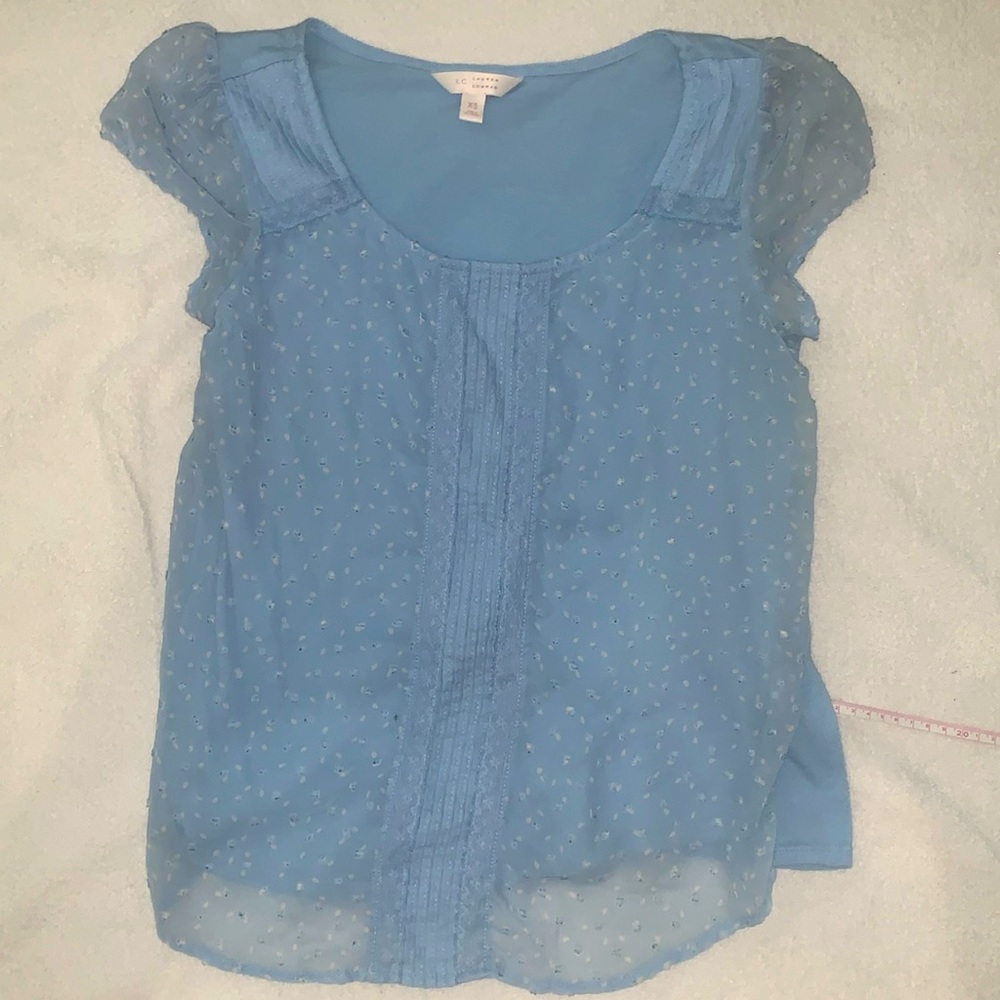 Lauren Conrad Light Blue Blouse